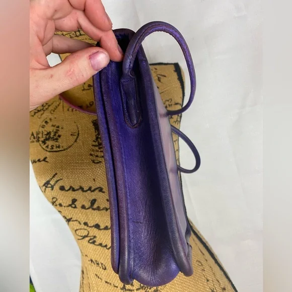 Recycled Riot hand dyed Vintage Coach Compact Pouch - Picture 13 of 15